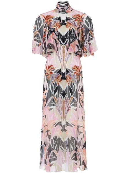 Rochie midi Temperley London roz