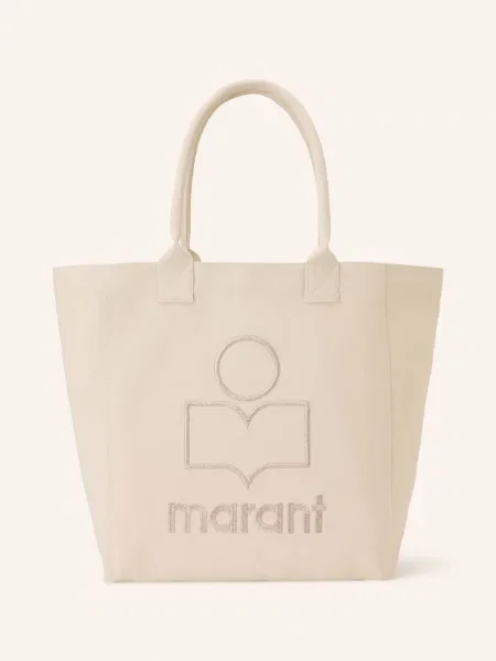 Shopper kabelka Marant Etoile béžová