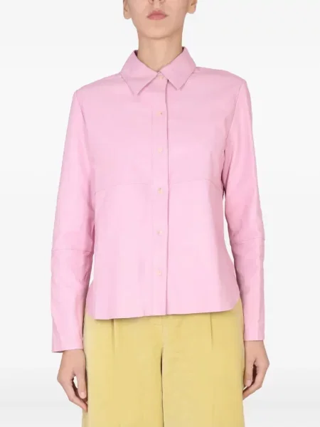 Cămașă Alysi din piele roz