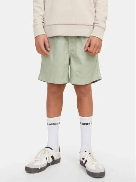 Pantaloni scurți copii Jack & Jones gri