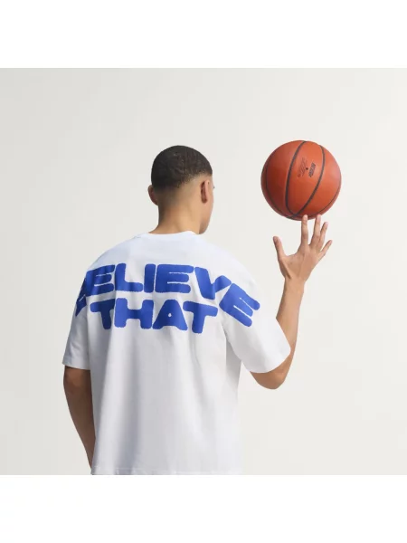 KOSZULKA ANTHONY EDWARDS BELIEVE THAT biała