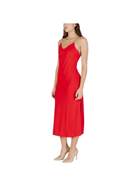 Odgovarati midi haljina Morgan De Toi iznad koljena crvena