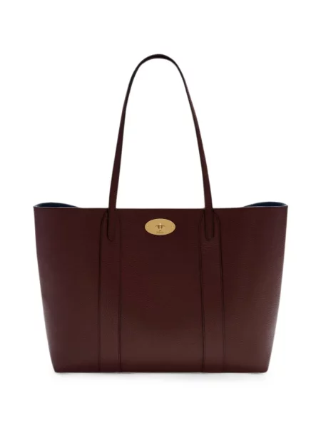 Geantă shopper Mulberry din piele roșu