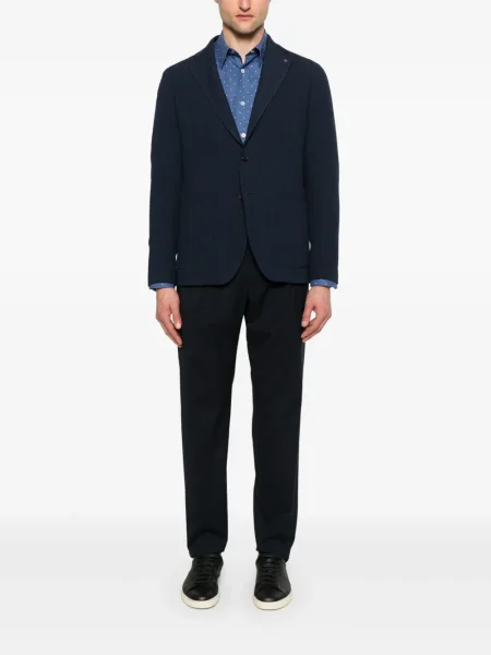 Cămașă Paul Smith cu buline cu imagine albastru