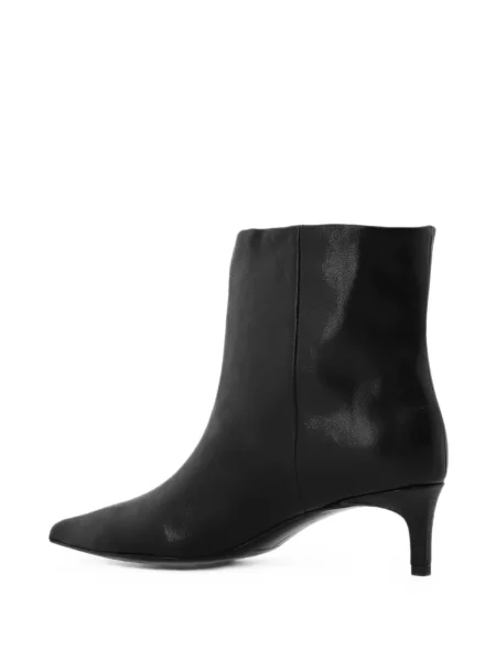 Μποτάκια αστραγάλου Black Suede Studio σουέντ μαύρο