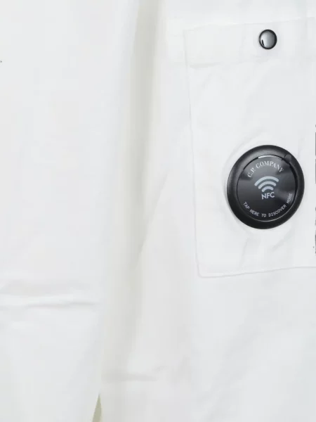 Lung tricou C.p. Company alb