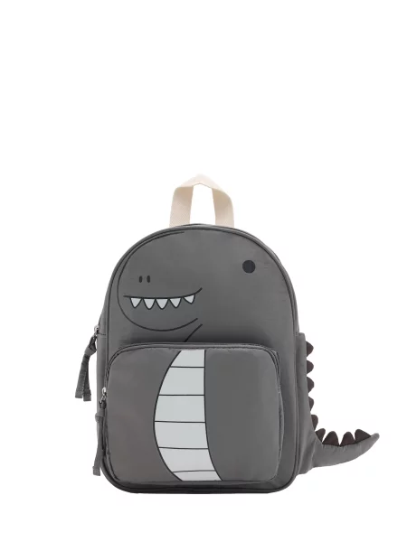 MANGO KIDS Rucsac SAURO gri deschis / gri închis negru