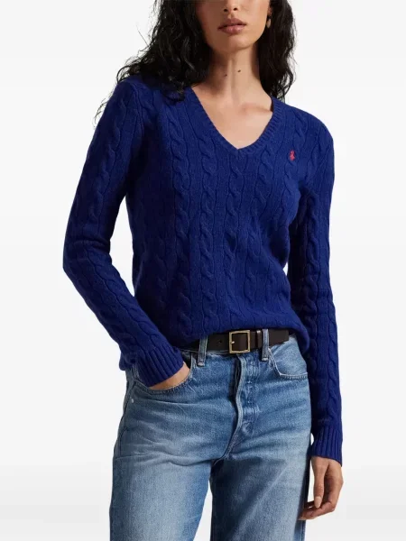 Căciulă Polo Ralph Lauren cu broderie cu dungi cowboy roșu