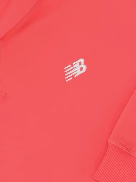 Bluza z kapturem dziecięca New Balance pomarańczowa