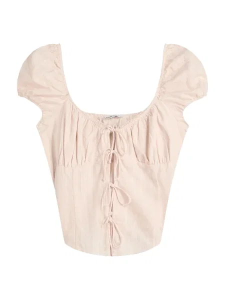 Bershka Bluză pudră / închis roz