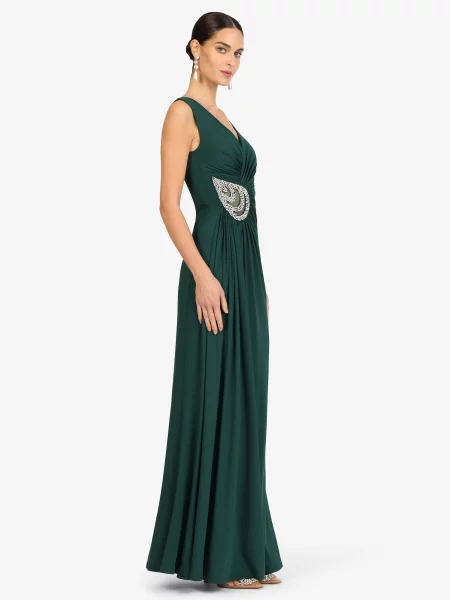 Kraimod Rochie de seară smarald verde