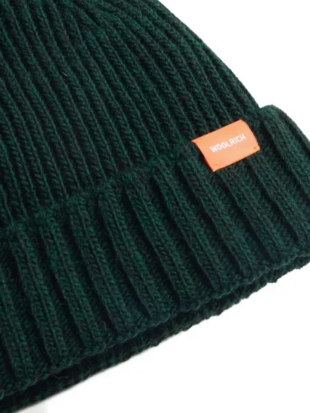 Czapka dziecięca Woolrich zielona