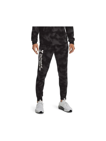 Pantaloni Under Armour din material terry negru