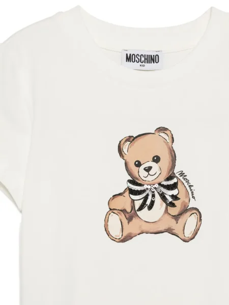 Koszulka dziecięca Moschino biała