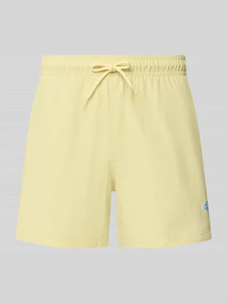 Kąpielówki Jack & Jones z logo żółte