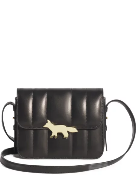 Matlasat geantă Maison Kitsune negru