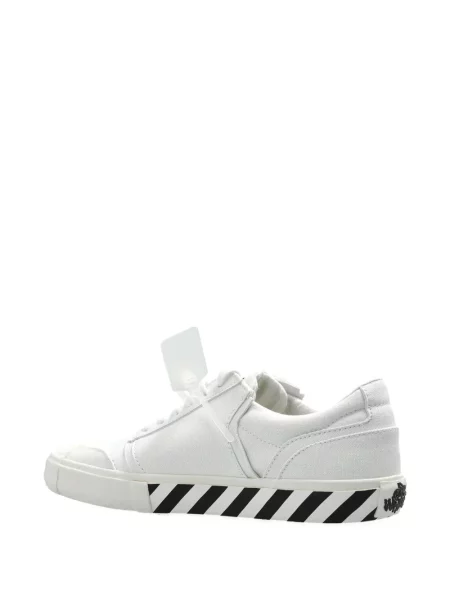 Sneakerși Off-white cu dungi alb