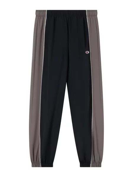 Champion Pantaloni gri închis / negru alb