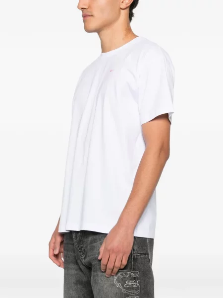Tricou Diesel cu broderie alb