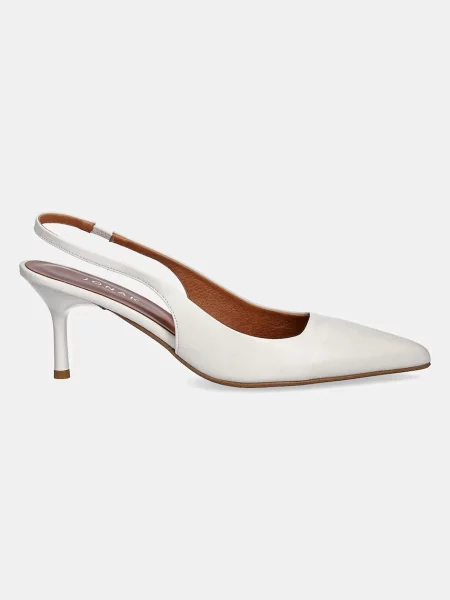 Кожаные туфли Jonak бежевые