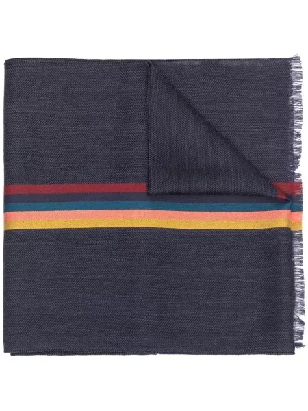 Fular Paul Smith de lână albastru