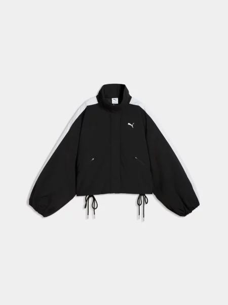 Демісезонна куртка PUMA T7 Kimono Jacket W комбінований верх чорний