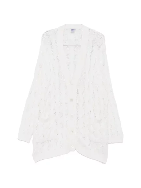 Cardigan Avant Toi tricotate alb