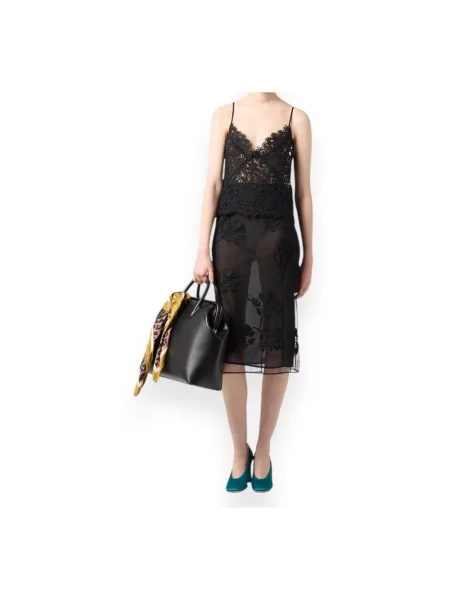 Haftowana spódnica Blumarine czarna