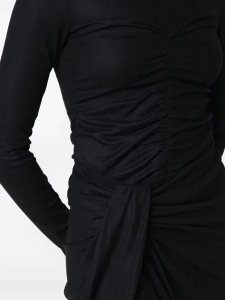 Top Isabel Marant de lână negru