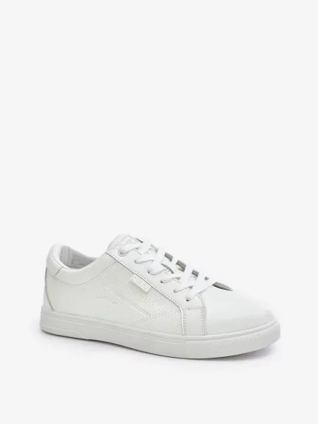 Sneakerși Big Star Shoes din piele alb