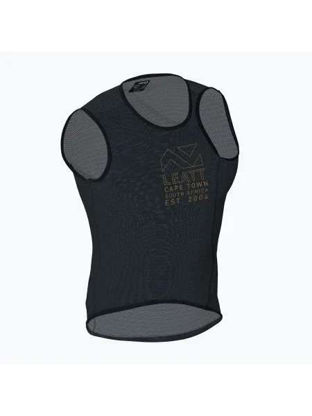 Велосипедна футболка Leatt Sleeveless Base black чорна