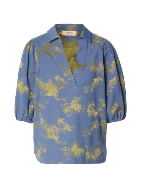 MOS MOSH Bluză MMAlina Kleo safir auriu