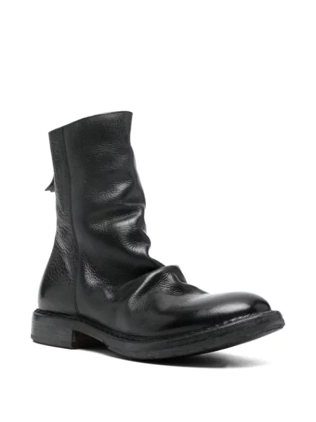 Cizme scurte Moma din piele negru
