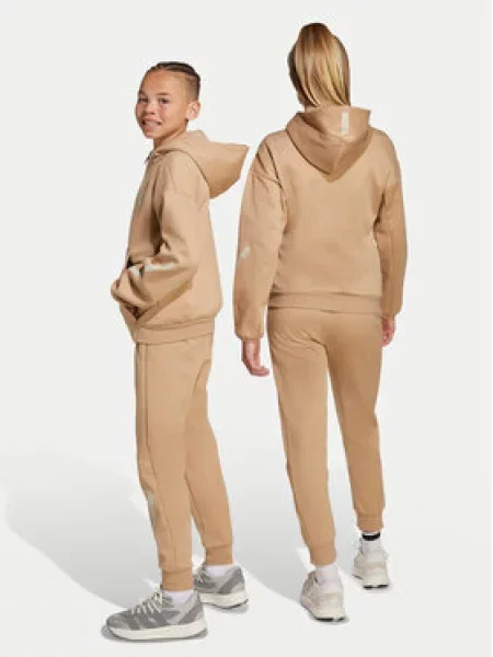 Teplákové kalhoty adidas béžové