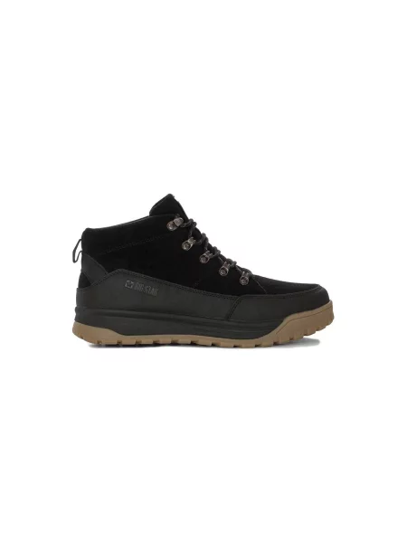 Tenisice Big Star Shoes od brušene kože crna