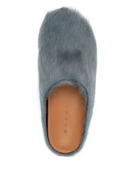 Papuci tip mules Marni albastru