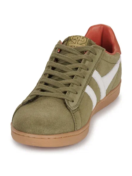 Pantofi Gola din piele de căprioară kaki