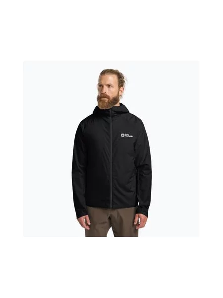 Ветровка Jack Wolfskin черная