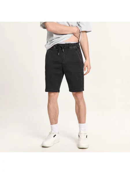 Джинсовые шорты Cropp черные