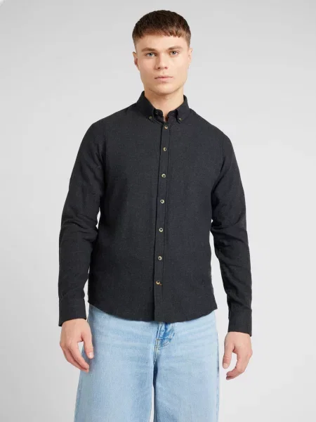 BLEND Cămașă Burley' negru