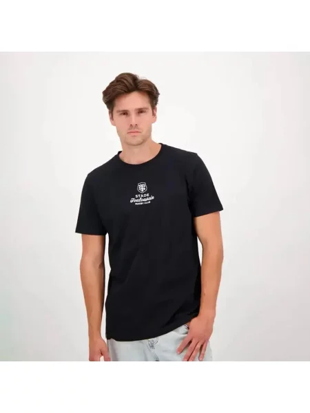 T-shirt Town Stade Toulousain Rugby Club dla mężczyzn czarny
