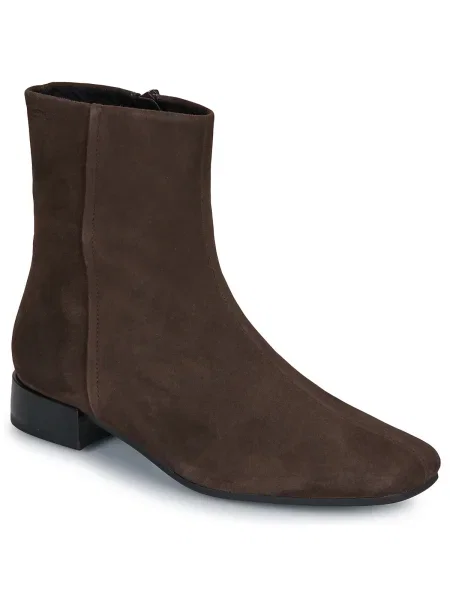 Vagabond Shoemakers velúr bokacsizma MONA lapos talpú barna