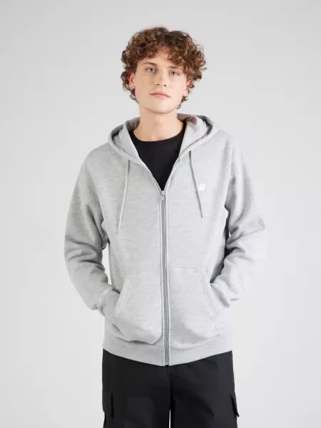 New balance Hanorac Essentials gri amestecat alb