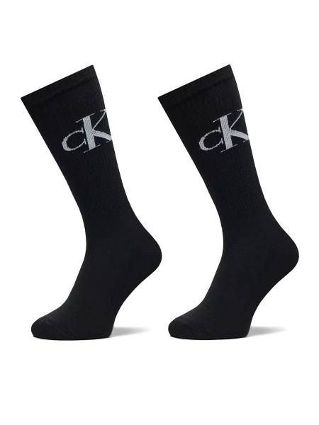 Șosete lungi Calvin Klein Jeans negru