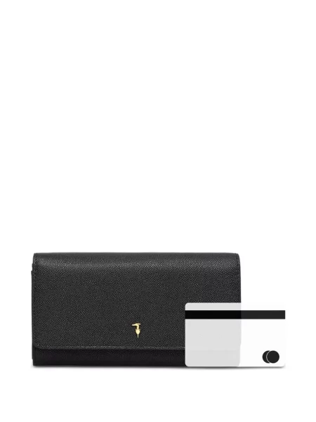 Portofel Trussardi cu autograf negru