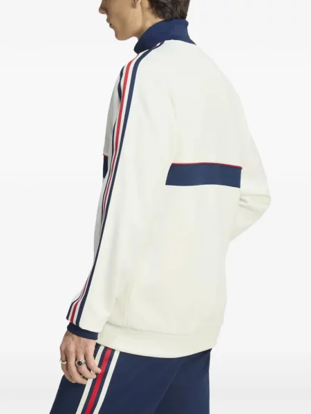 Hanorac Adidas cu dungi din dantelă cu imagine galben
