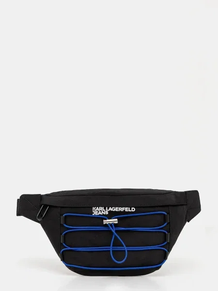 Karl Lagerfeld Jeans Τσάντα φάκελος μαύρο