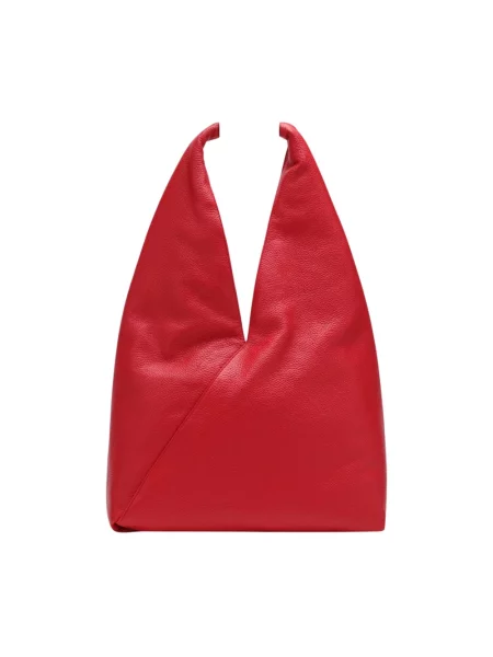 Torebka Mm6 Maison Margiela skórzana czerwona