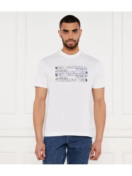 Karl Lagerfeld Jeans Tricou | alb