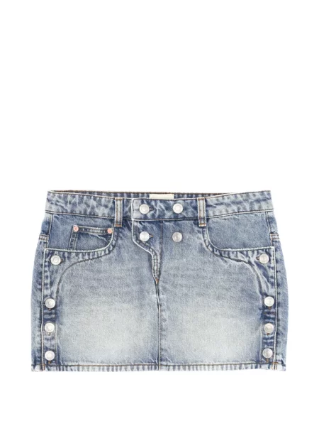 Fustă din denim Isabel Marant albastru
